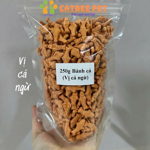 [250g,500g,1000g] Bánh Cá Catnip cho mèo giúp tiêu búi lông,sạch răng miệng,hỗ trợ tiêu hoá,giảm căng thẳng