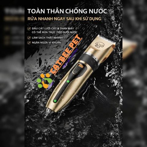 Tông đơ cắt tỉa lông cho thú cưng không ồn USB giúp tạo kiểu chuyên nghiệp ngay tại nhà
