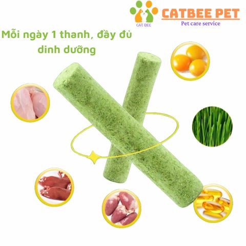 Ống cỏ mèo bạc hà Catnip - cỏ phê mèo, cỏ mèo thư giãn, giảm stress - huấn luyện mèo