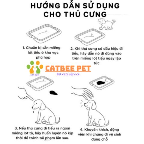 [Combo 30,50,100] Tã Lót Vệ Sinh Cho Chó Mèo - Tã Lót Siêu Thấm Hút Cho Chó Mèo Dog & Cat