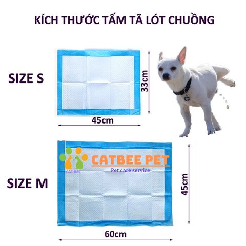 [Combo 30,50,100] Tã Lót Vệ Sinh Cho Chó Mèo - Tã Lót Siêu Thấm Hút Cho Chó Mèo Dog & Cat