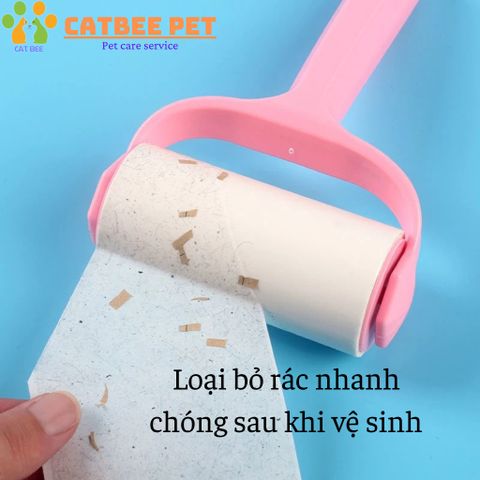 Cây lăn lông chó mèo - lăn lông mèo - Cây lăn bụi, làm sạch sofa, quần áo
