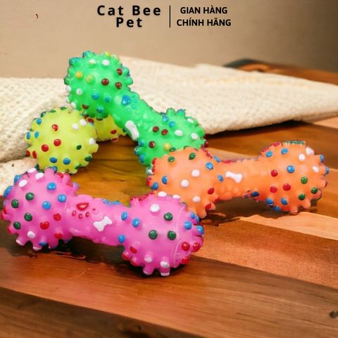 Xương gặm làm sạch răng bằng cao su - đồ chơi cho chó mèo