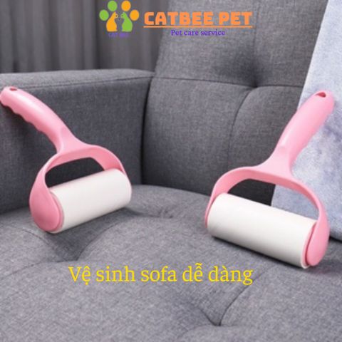 Cây lăn lông chó mèo - lăn lông mèo - Cây lăn bụi, làm sạch sofa, quần áo