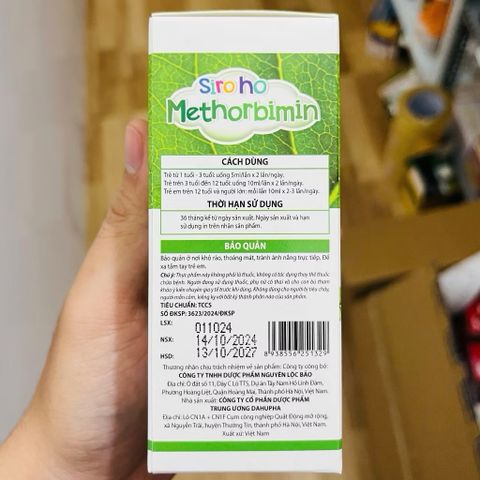 Siro ho Cam thảo Lá thường xuân - ann toànn cho bé từ 12 tháng tuổi
