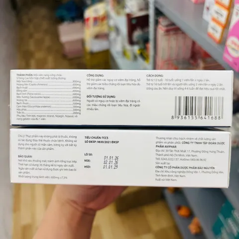 Combo cho hệ tiêu hóa khỏe Dạ dày NANO CURCUMIN - Đại tràng MEGA