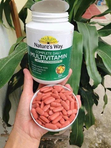 Viên uống Vitamin Tổng Hợp Nature's Way Complete Daily Multivitamin 200 viên - Tăng Cường Đề Kháng & Ngăn ngừa Oxy Hóa - S/P Chuẩn Úc