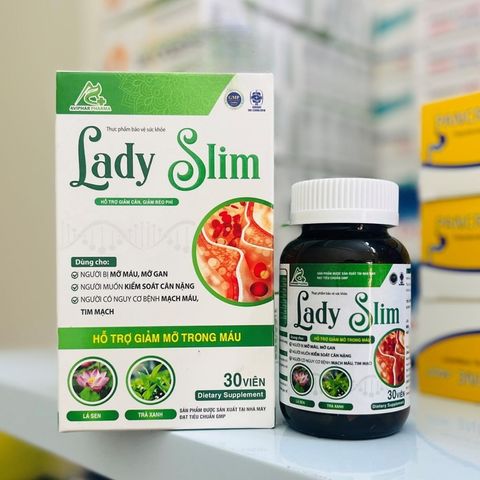 Viên giảm cân LADY SLIM hỗ trợ giảm mỡ CAO CẤP