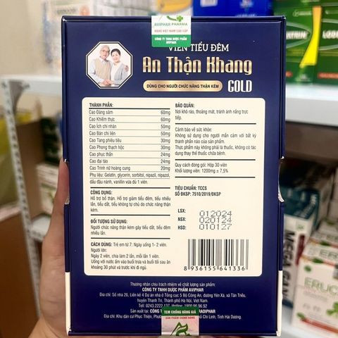 Bổ thận, giảm tiểu đêm AN THẬN KHANG GOLD