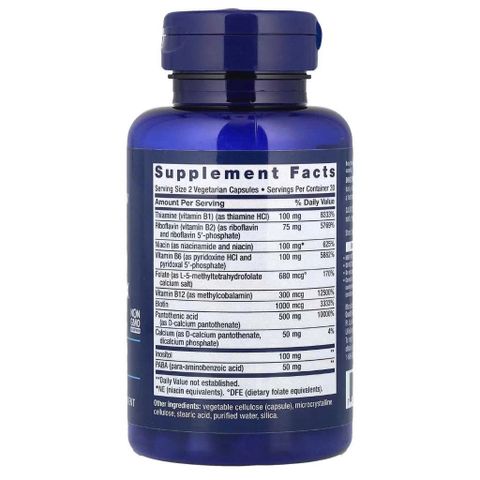 Life Extension BioActive Complete B-Complex 60 viên