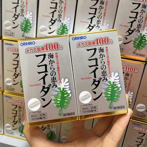 Tảo Fucoidan Orihiro Japan 90 viên