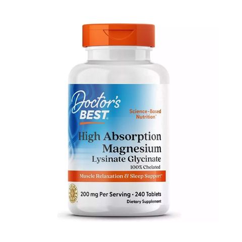 Magie thuần chay Glycinate/Lysinate Doctor's Best USA 240 viên