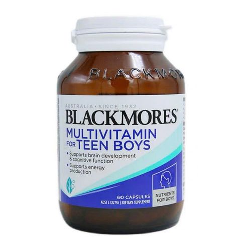 Viên uống Vitamin Tổng Hợp cho Bé Trai Tuổi Teen Blackmores Multivitamin For Teen Boys 60 viên - Hỗ Trợ Phát Triển Toàn Diện - S/P Chuẩn Úc