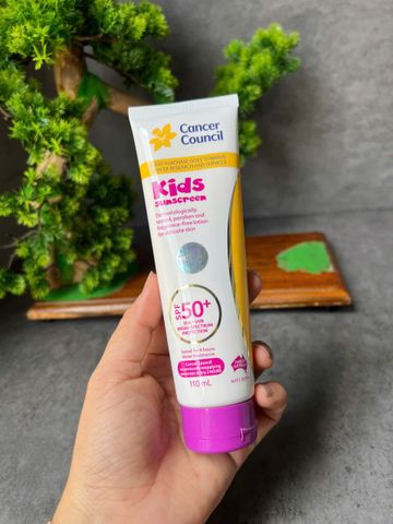 Kem Chống Nắng Dành Cho Trẻ Em Cancer Council SPF50+ UVA+UVB 110ml