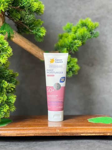 Kem chống nắng hiệu ứng Matte Finish - Cancer Council Daily Moisturiser SPF 50+ (75ml)