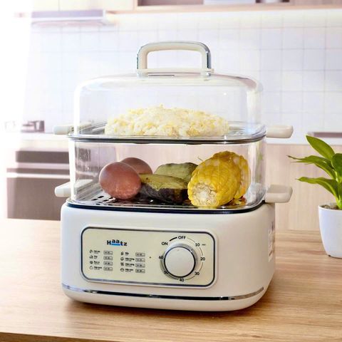 Nồi Hấp Điện Đa Năng Haatz HTP099 (CIM371) - 10L, 8 Chức Năng, Công Suất 1000W, Bảo Hành 2 Năm - Trợ Thủ Hoàn Hảo Cho Bữa Ăn Lành Mạnh