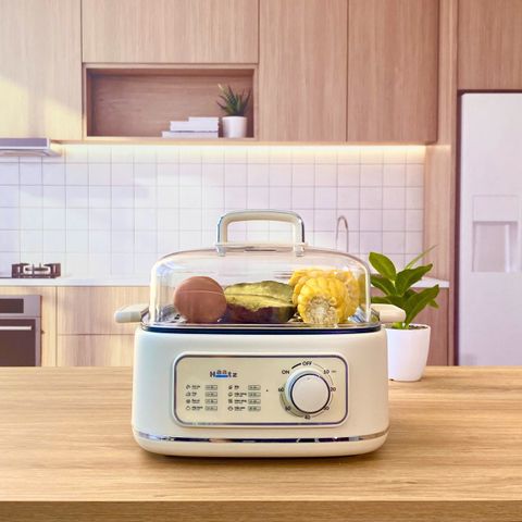 Nồi Hấp Điện Đa Năng Haatz HTP099 (CIM371) - 10L, 8 Chức Năng, Công Suất 1000W, Bảo Hành 2 Năm - Trợ Thủ Hoàn Hảo Cho Bữa Ăn Lành Mạnh