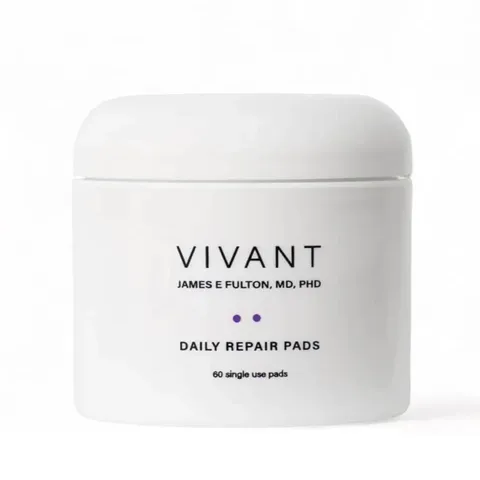 Vivant Skincare Daily Repair Pads - Toner Chống Viêm Trẻ Hóa Da 60 Pads, Tẩy Tế Bào Chết Nhẹ Nhàng, Phục Hồi Da Rạng Ngời nk