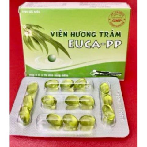 Viên hương tràm EUCA-PP ,hỗ trợ giảm cảm lạnh ,thông mũi