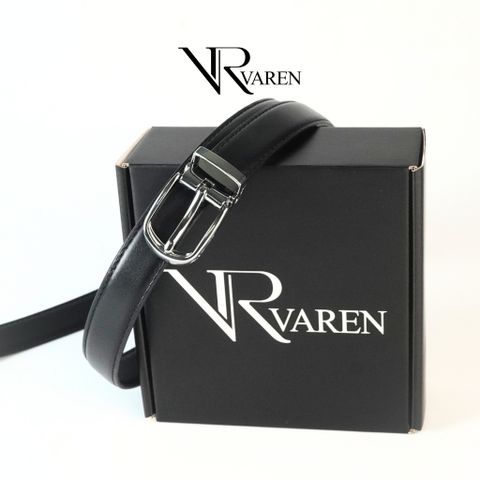 Thắt Lưng Bản Nhỏ Da Bò Nappa VAREN Haza Belt- Dây Nịt Bản 2.3cm Da Bò Cao Cấp Unisex Hz01