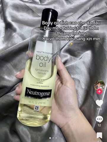 Body Oil dầu dưỡng Neutrogen 250ml