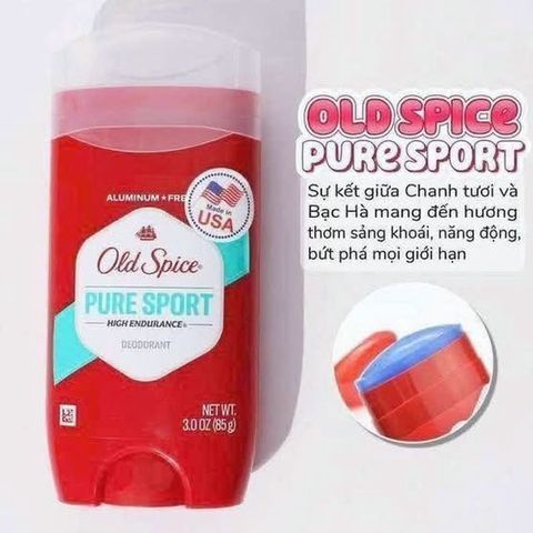 Lăn khử mùi Old Spice pure sport ⭐g