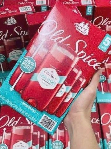 Sét ⭐ Lăn khử mùi Old Spice pure sport 85g( 5x85g)