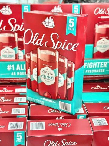 Sét ⭐ Lăn khử mùi Old Spice pure sport 85g( 5x85g)