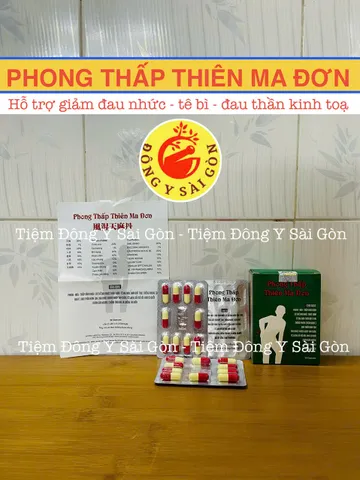 Phong Thấp Thiên Ma Đơn Hộp 30 Viên Hỗ Trợ Đau Khớp