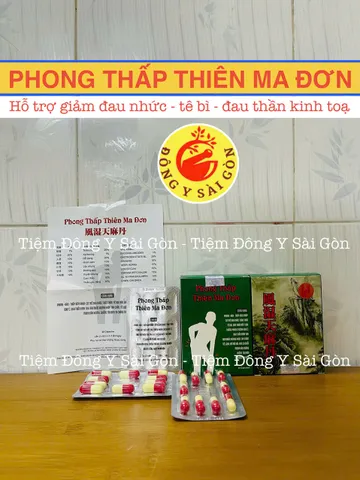 Phong Thấp Thiên Ma Đơn Hộp 30 Viên Hỗ Trợ Đau Khớp