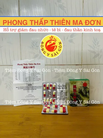 Phong Thấp Thiên Ma Đơn Hộp 30 Viên Hỗ Trợ Đau Khớp