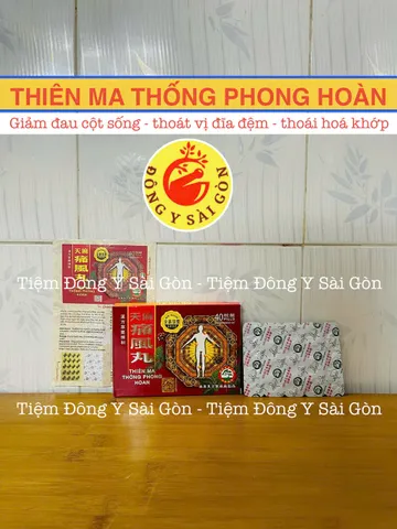 Viên uống Thiên Ma Thống Phong Hoàn 40 viên - Hỗ trợ giảm viêm khớp, đau lưng, thần kinh tọa, thoái hóa khớp
