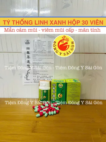 Tỷ Thống Linh Xanh Malaysia Hộp 30 Viên Hỗ Trợ Viêm Mũi