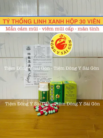 Tỷ Thống Linh Xanh Malaysia Hộp 30 Viên Hỗ Trợ Viêm Mũi