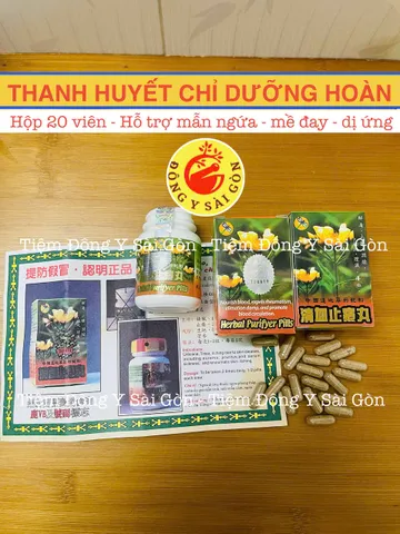 Thanh Huyết Chỉ Dưỡng Hoàn Hộp 30 Viên Hỗ Trợ Ngứa, Dị Ứng
