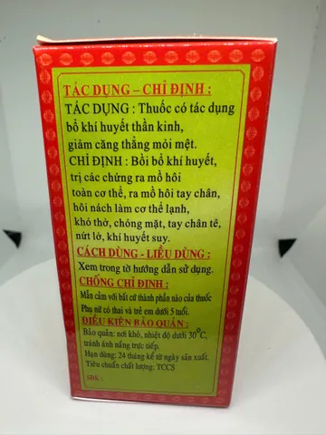 Thủ túc xuất hãn triị ra mồ hôi cơ sở Đặng Nguyên Đường