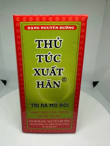 Thủ túc xuất hãn triị ra mồ hôi cơ sở Đặng Nguyên Đường