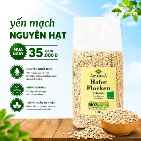 Yến Mạch Tươi Nguyên Hạt 500G Nhập Khẩu Đức - Thực Phẩm Dinh Dưỡng Chất Lượng Cao Cho Gia Đình