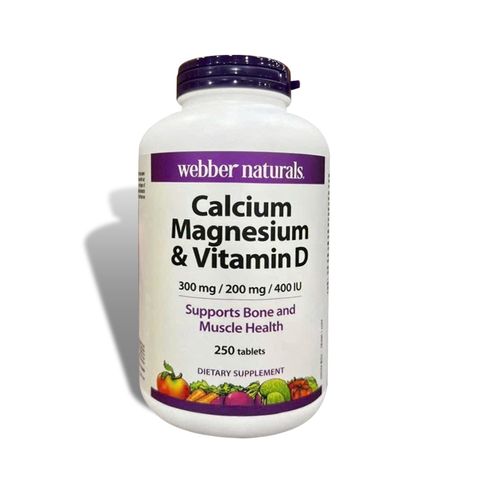 Canxi Magie & Vitamin D Webber Naturals Canada 250 viên