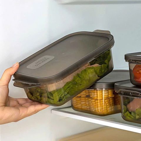 Combo 3 hộp nhựa Crisper box đựng đồ để tủ tiện dụng
