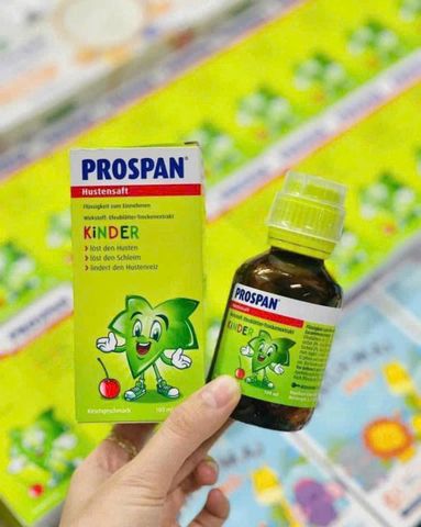 SIRO Giảm Ho - Long Đờm & Chống Co Thắt Phế Quản Prospan  Kinder Đức 100 mL