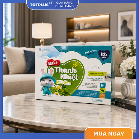 Anmikids Thanh Nhiệt Mát Gan – Hỗ Trợ Thanh Nhiệt, Mát Gan Cho Trẻ Từ 12 Tháng Tuổi Trở Lên - Hộp 20 Ống