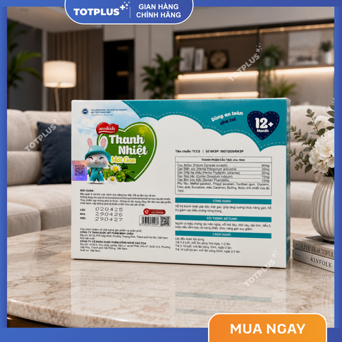 Anmikids Thanh Nhiệt Mát Gan – Hỗ Trợ Thanh Nhiệt, Mát Gan Cho Trẻ Từ 12 Tháng Tuổi Trở Lên - Hộp 20 Ống