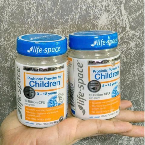 Men Vi Sinh cho Trẻ Từ 3 - 12 Tuổi LifeSpace Probiotic Powder for Children 40g - Hỗ Trợ Hệ Tiêu Hoá & Tăng Cường Hệ Miễn Dịch - S/P Chuẩn Úc