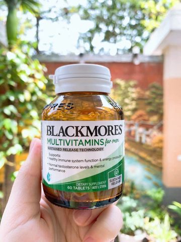 Viên uống Vitamin Tổng Hợp Dành cho Nam Giới Blackmores Multivitamins for Men 60 & 90 viên - Duy Trì Thể Trạng - Tăng Cường Sinh Lực - S/P Chuẩn Úc