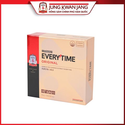 Tinh Chất Hồng Sâm KGC Jung Kwan Jang Everytime Original 30 Gói - Nâng Cao Sức Khỏe, Tăng Cường Miễn Dịch và Tinh Thần, Dễ Dàng Mang Theo