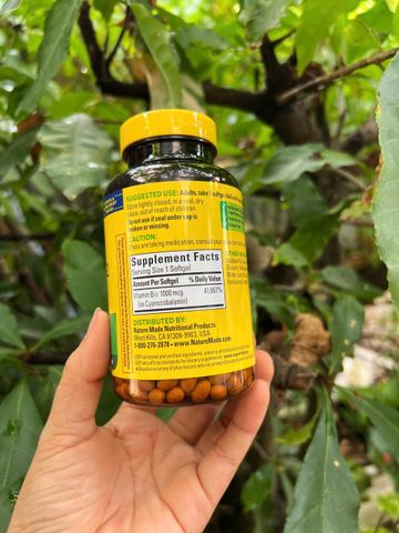 Viên uống bổ sung B12, hỗ trợ quá trình tạo hồng cầu - Nature Made vitamin B12 1000mg (400 viên )