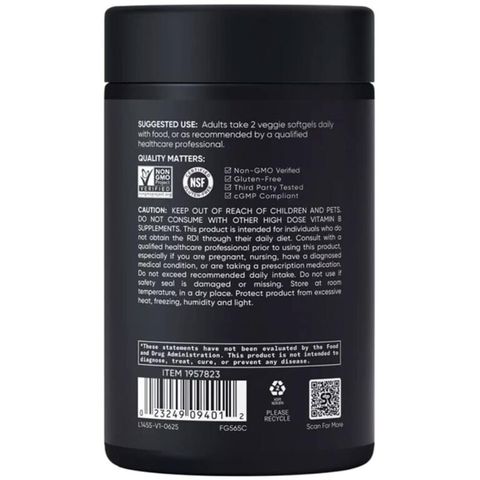 Viên uống bổ sung Vitamin B Sports Research Advanced B-Complex 180 viên 