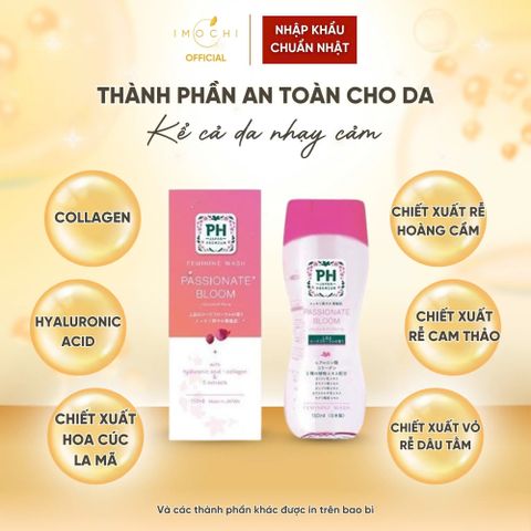 Dung dịch vệ sinh phụ nữ pH Care Nhật Bản (đủ màu)