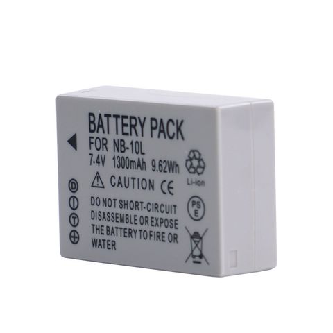 PIN MÁY ẢNH CANON NB-10L (NB10L), DÙNG CHO CÁC DÒNG CANON POWERSHOT G16, G15, G1X, SX60, 50, 40, G16